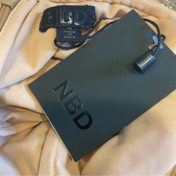 X by NBD | NEW Rischa Sequins V-Neck Cocktail Mini Dress in Candy Size M - Picture 10 of 11